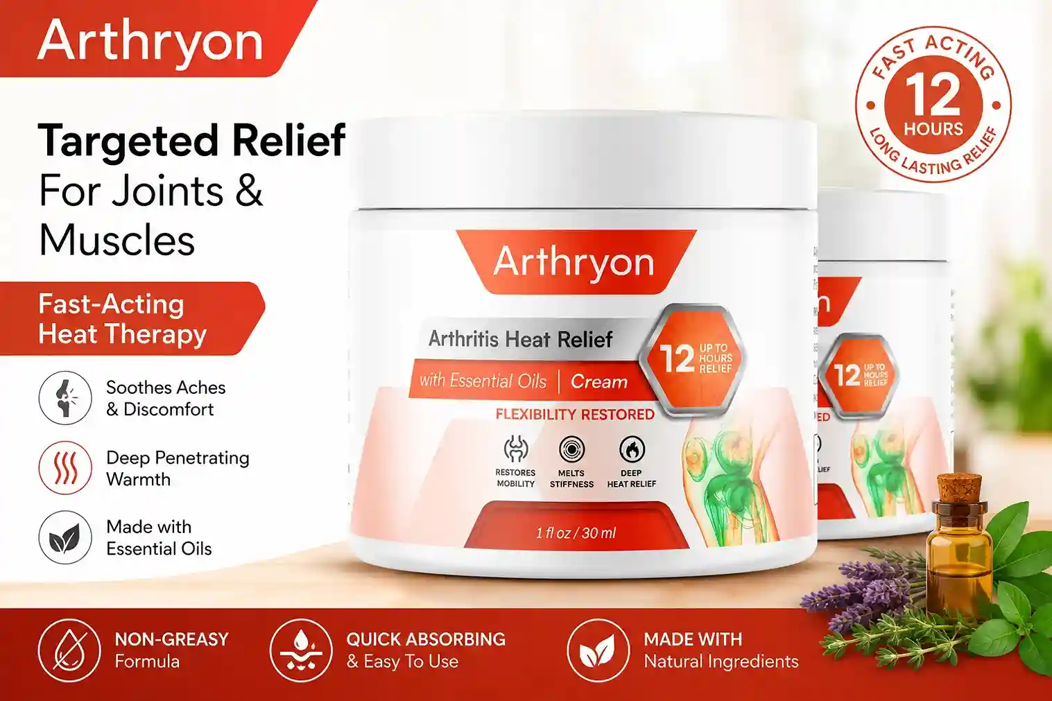 Arthryon Heat Relief Cream Australia